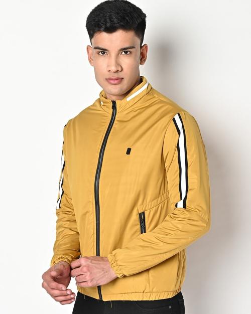 Bomber Jacket with Zipper Pockets