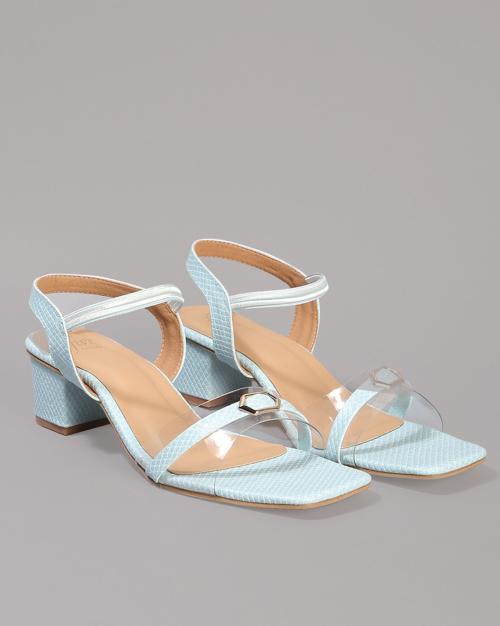 Women Slingback Chunky Heeled Sandals
