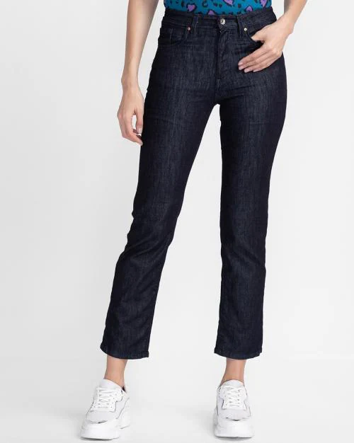 Mid-Rise Ankle-Length Emma Fit Jeans