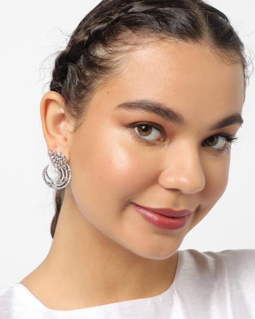 Buy American Diamond Stud Earrings TRFS20365 Online at Best Prices