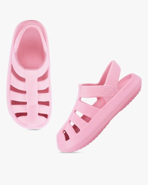 Slingback Slip-On Slides with Cutouts