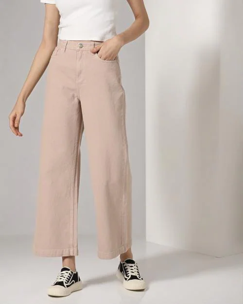 High Rise Wide Leg Jeans
