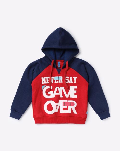 Statement Print Hoodie