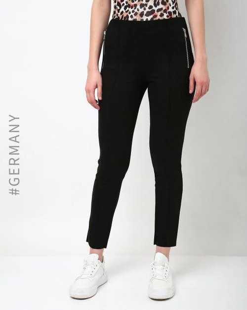 Flat-Front Skinny Fit Pants