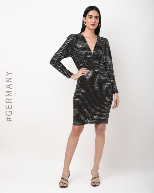 Embellished Bodycon Dress