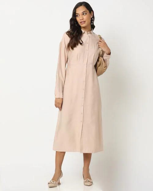 Button-Down Shirt Dress