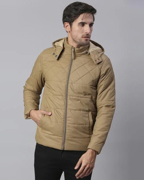 Puffer Jacket with Detachable Hood