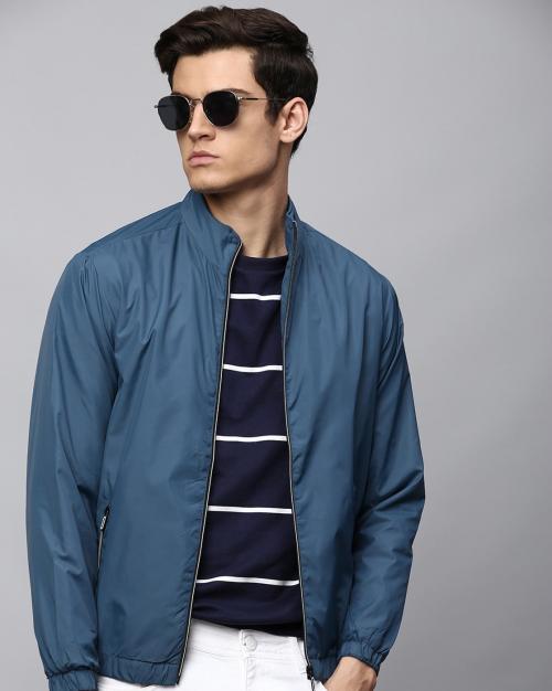 Zip-Front Bomber Jacket