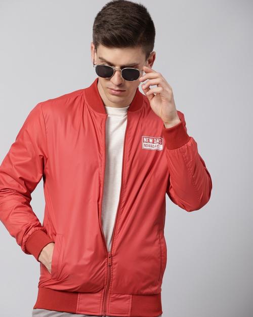 Waterproof Bomber Jacket with Insert Pockets