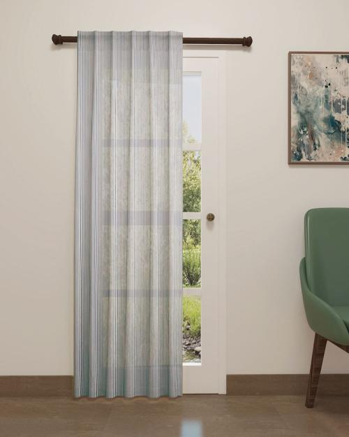 Striped Door Curtain