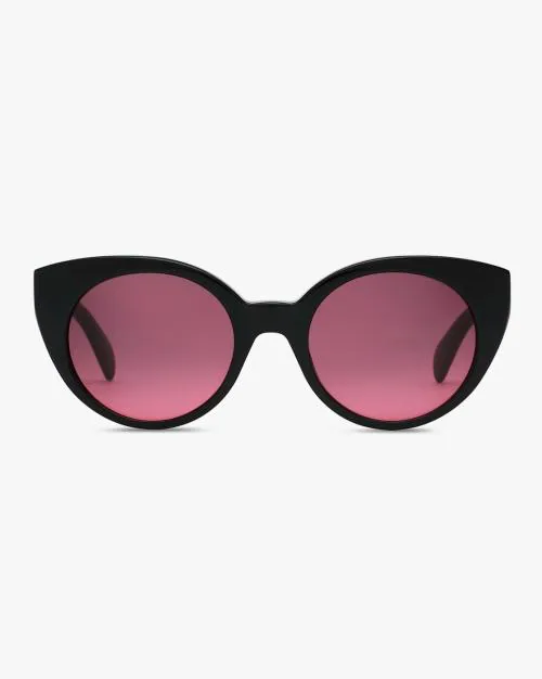 DL0083 01B 51 S Full-Rim Cateye Sunglasses