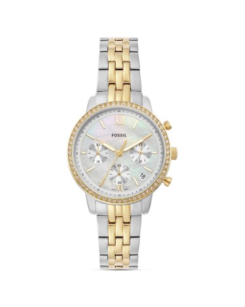 Women Chronograph Two Tone Watch - ES5216