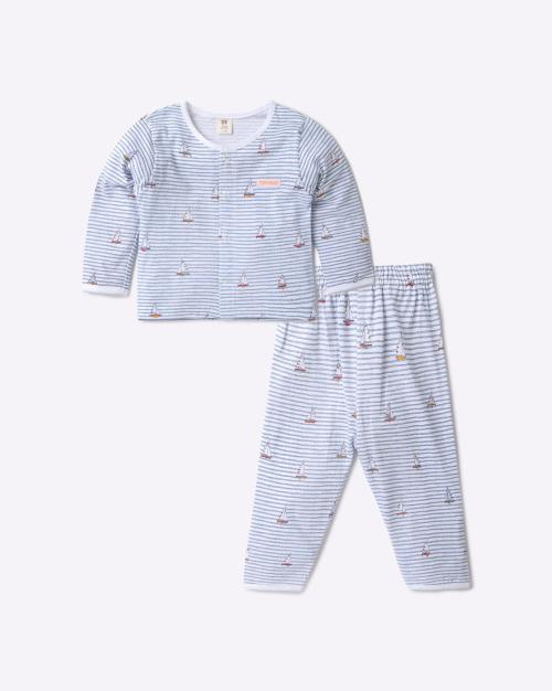 Striped Sweatshirt & Lounge Pants Set