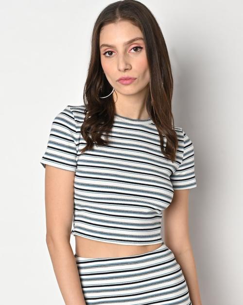 Striped Crop Top