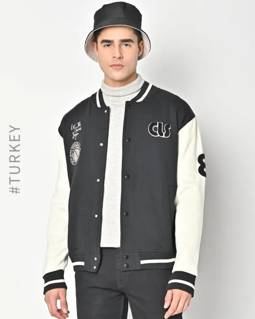 Button-Down Bomber Jacket