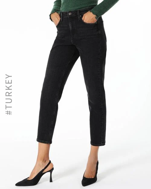 Mid-Rise Slim Fit Jeans