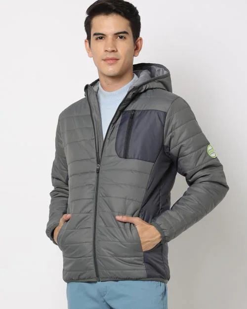 Hooded Slim Fit Puffer Jacket