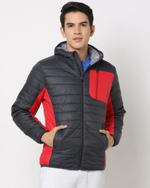 Hooded Slim Fit Puffer Jacket