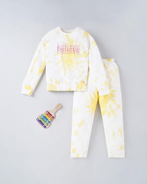 Tie & Dye Sustainable Sweatshirt & Joggers Set