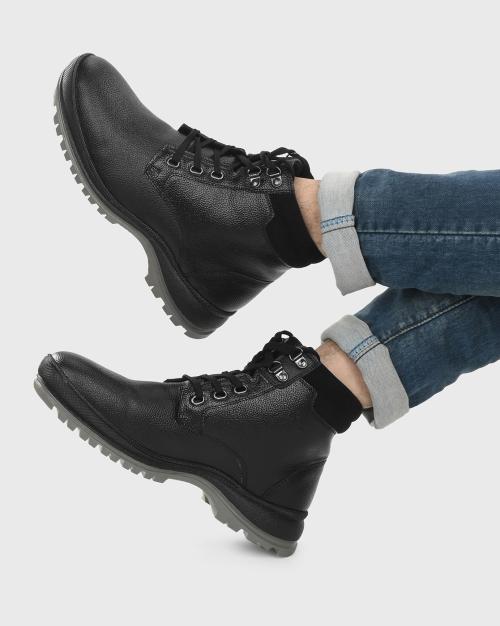 Ankle-Length Combat Boots