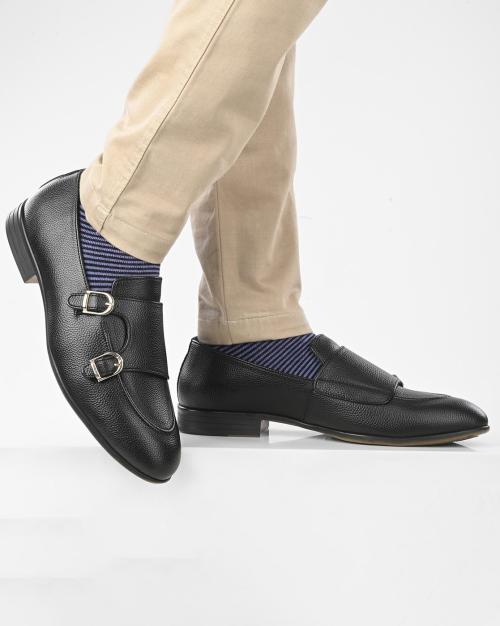 Double Monk Strap Shoes