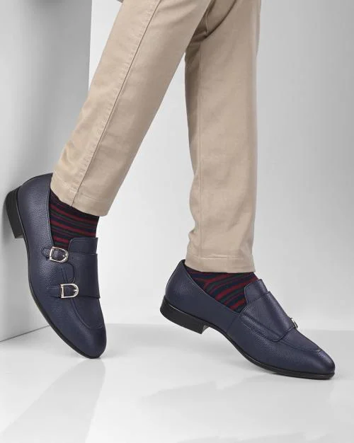 Double Monk Strap Shoes