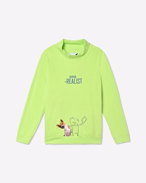 Typographic Print Sweatshirt