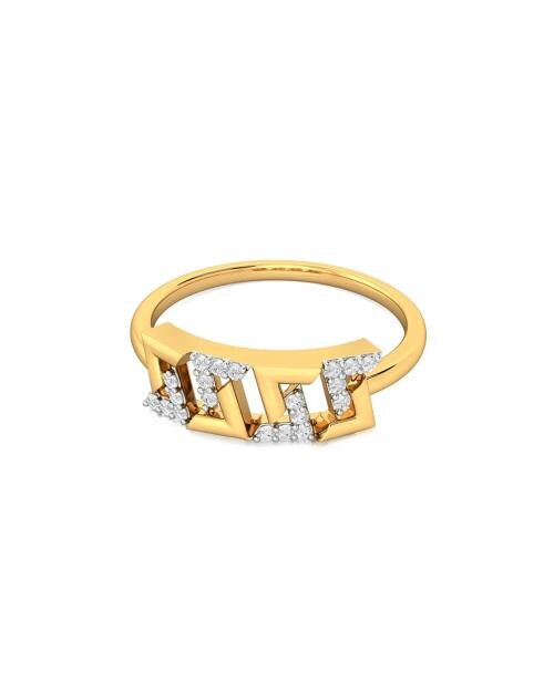 Viva Licious Yellow Gold Diamond Ring