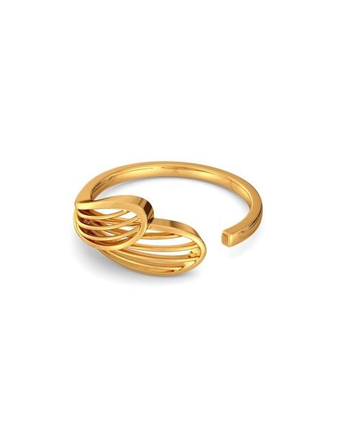 Yellow Gold Petal Play Ring