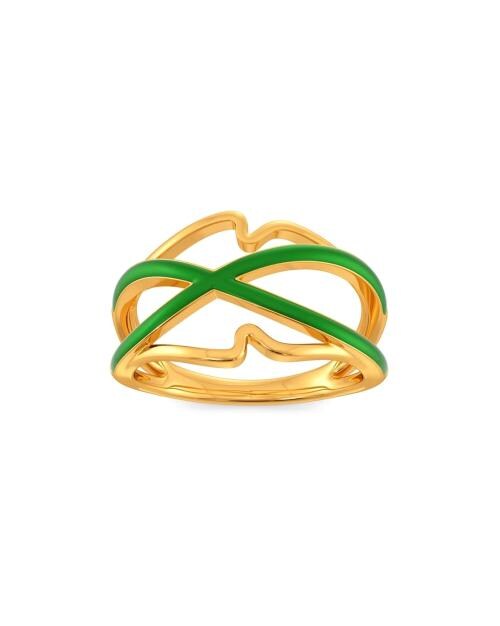 Yellow Gold Preen Ring