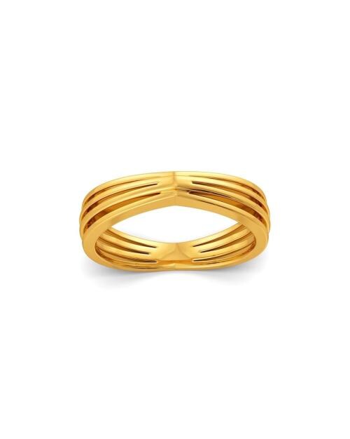 Jovial Weave Yellow Gold Band Ring