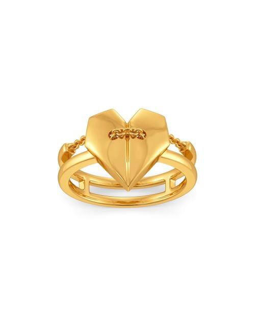 Yellow Gold Love-struck Town Ring