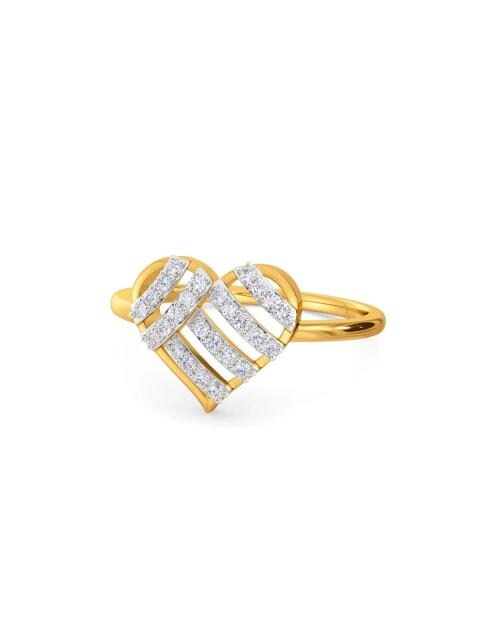 Yellow Gold La Bourgeois Madame Diamond-Studded Ring