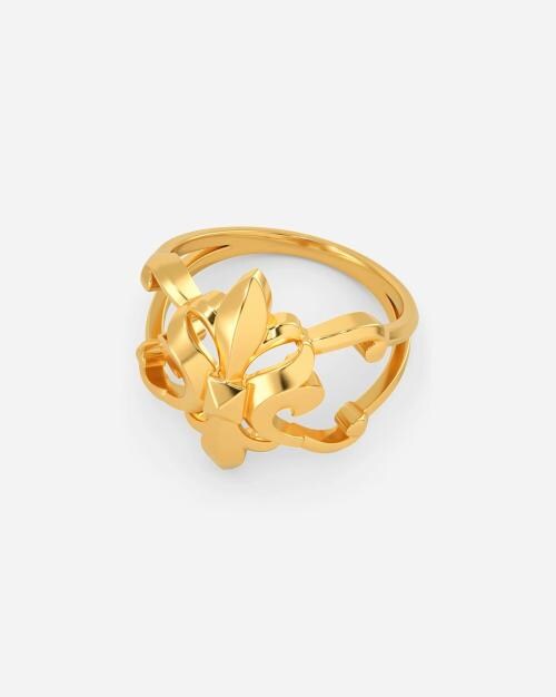 Tower Yellow Gold Ring