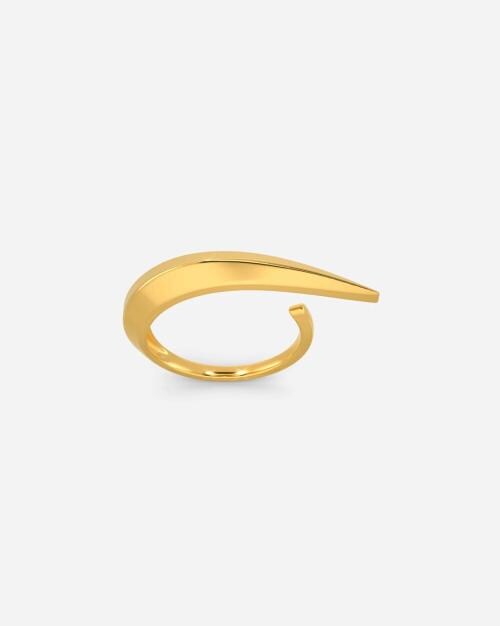 Bold N Beyond Yellow Gold Ring