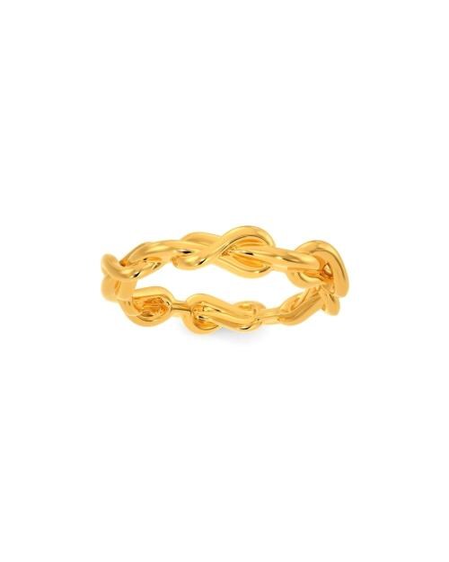 Yellow Gold Infinite Loop Ring