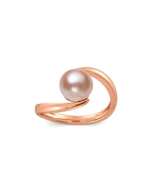 Rose Gold Pearl Ring