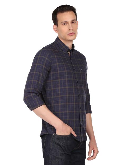 Checked Patch-Pocket Shirt