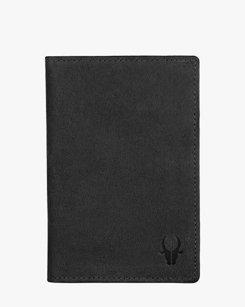 Passport Holder with Logo Accent