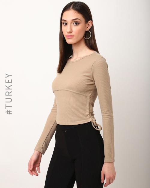 Ribbed Fitted Short Top