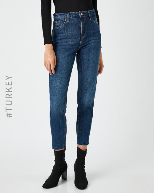 Mid-Wash Skinny Fit Jeans