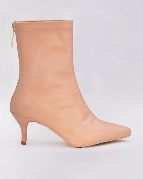 Stiletto-Heeled Ankle-Length Boots
