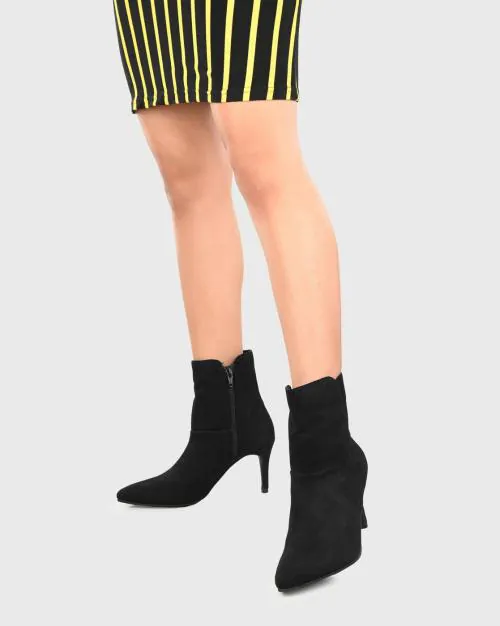 Stilletto Boots with Zip Closure