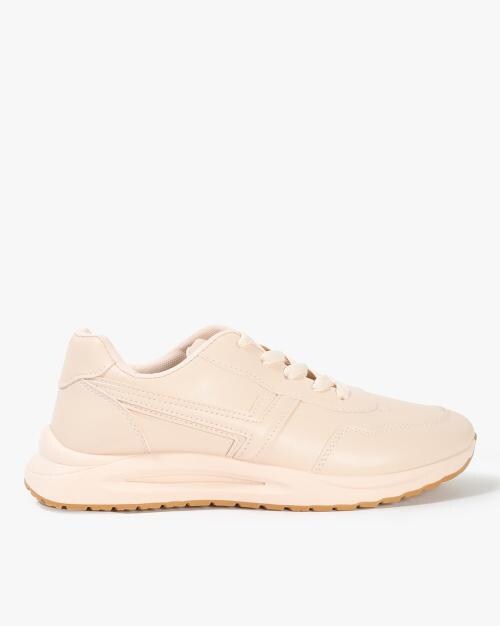 Women Lace-Up Perforated Shoes