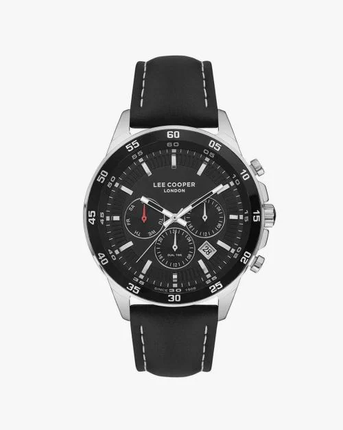 LC07372.351 Chronograph Watch with Leather Strap