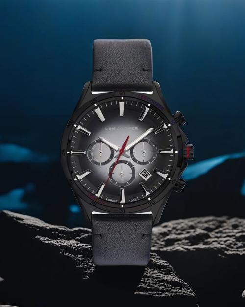 Men LC07376.651 Analogue Watch with Leather Strap