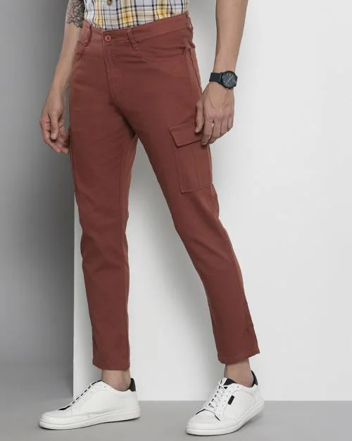 Flat-Front Slim Fit Cargo Pants