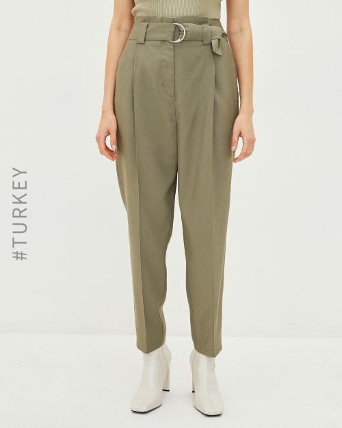 Relaxed Fit Pleat-Front Trousers