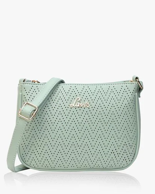 Buy Chevron LaserCut Sling Bag with Adjustable Strap Online at Best