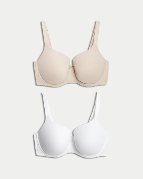 Pack of 2 Under-Wired T-Shirt Bras